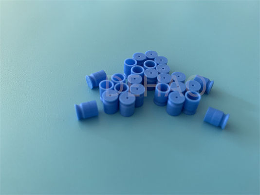푸른 맞춘 PTFE 고온저항 가스킷 튜브 부분