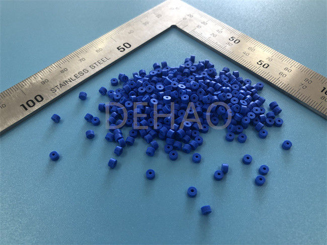 알에프 커넥터 ISO14001을 위한 푸른 PTFE 기계 가공품 절연체