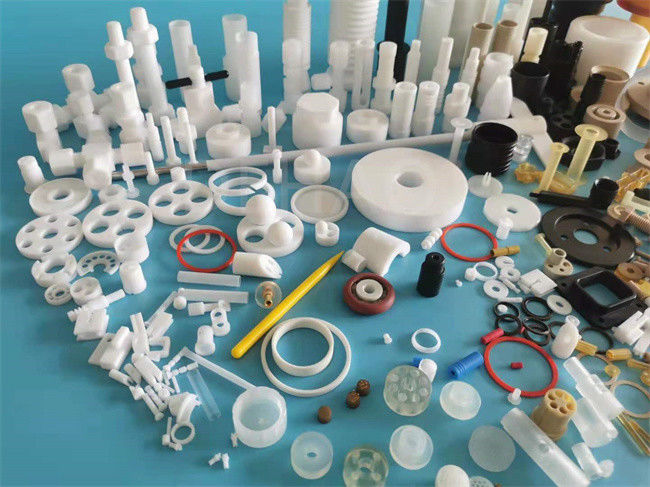 PTFE 제품을 위한 압축 성형 부품을 기계화하는 플라스틱 처녀 PTFE CNC